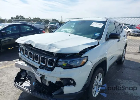 2025 Jeep Compass Sport из США, поврежденный, VIN 3C4NJDAN9ST516030